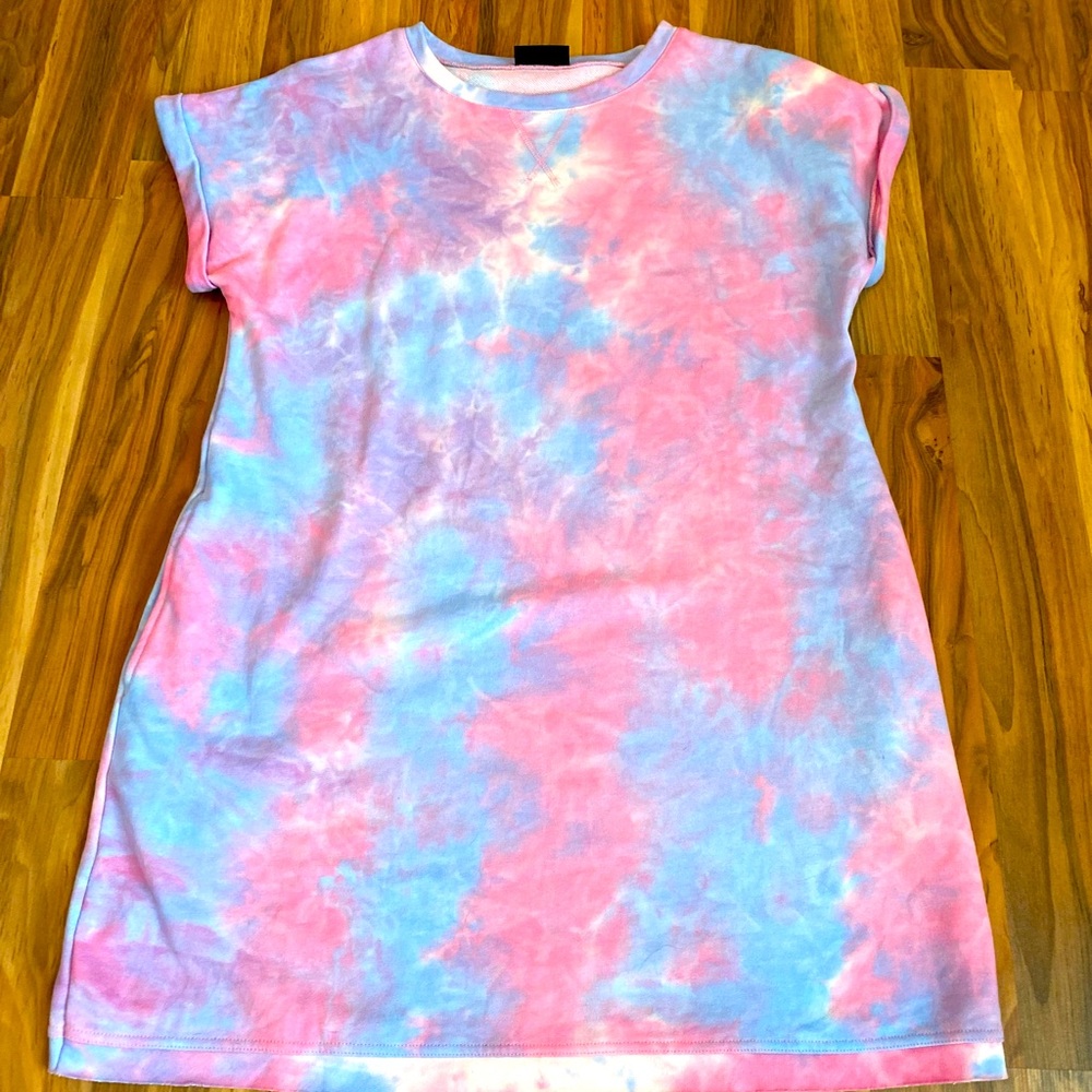 Women’s Vici Tye Die T-Shirt Dress - Size Small